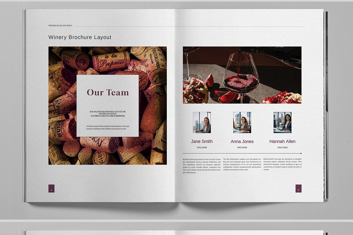 Winery Firm Brochure Template, a Brochure Template by Boris Cupac (Photo 6 of 7)