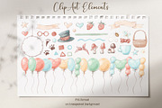 Cute woodland animals clipart., an Animal Illustration by Yuliya Art (Thumbnail 4 of 19)