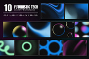 Futuristic Tech Background, a Background Graphic by Pitchlook.Studio (Thumbnail 2 of 4)