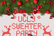 Christmas Knitted Cross-Stitch Font, a Symbol Font by Artolus (Thumbnail 3 of 7)