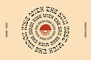 Degres - Psychedelic Display Family, a Serif Font by Holyline Design (Thumbnail 9 of 14)