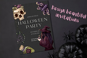 Dark Witch PNG Clipart, a Decorative Illustration by Lenninator Digital (Thumbnail 10 of 10)