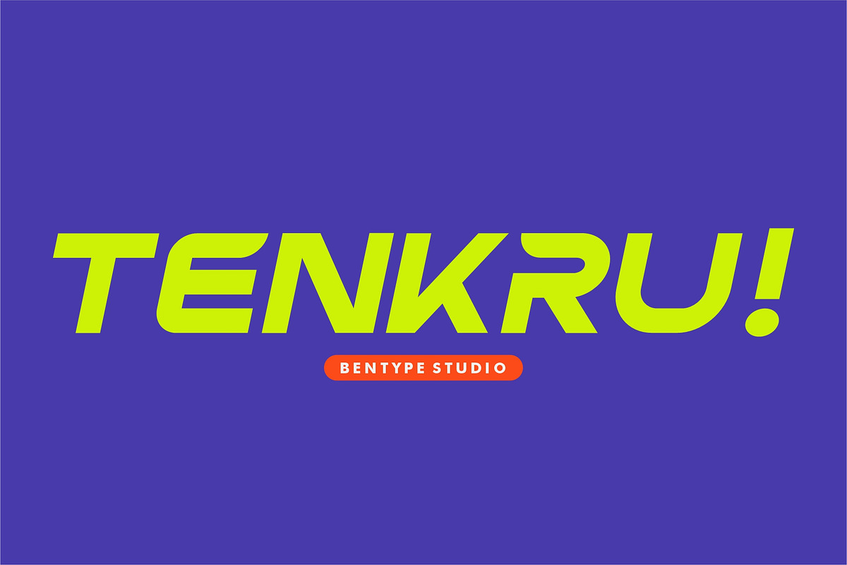 Geardive - Futuristic Sporty Typefac, a Sans Serif Font by Bentype Studio (Photo 6 of 6)
