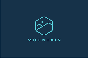 Mountain Logo template, a Branding & Logo Template by yopie