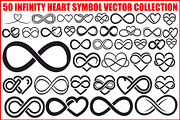 50 Infinity Heart Symbol Vector Bund, an Illustration by abu67222 (Thumbnail 1 of 55)