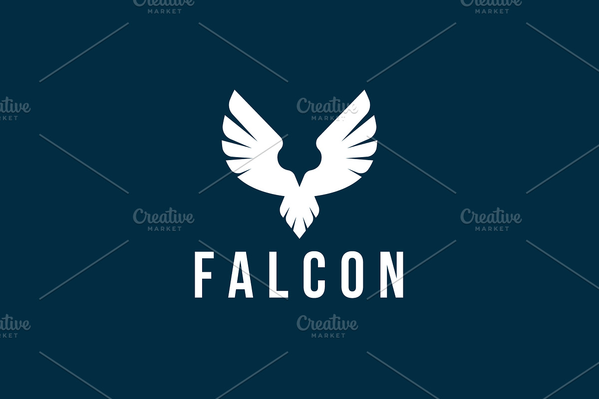 falcon logo vector icon illustration, a Branding & Logo Template by Dyn Studio