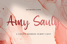 Amy Sauly - Handwritten Font