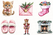 Watercolor Winter Blush Clipart, an Illustration by OK Design (Thumbnail 5 of 5)