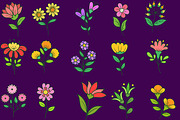 Flower Illustration Pack, an Illustration by baii09 (Thumbnail 2 of 2)