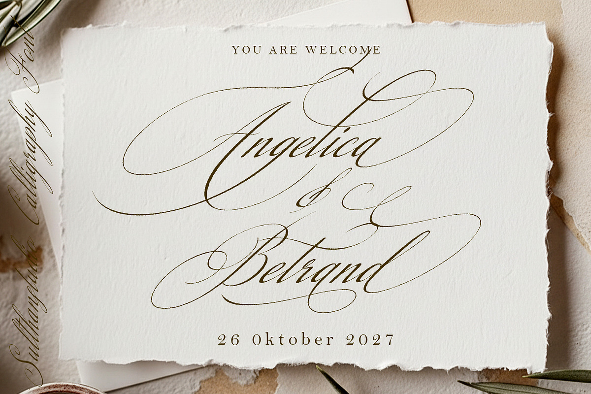 Lamborgini, a Handwritten Font by Sulthan Studio (Photo 7 of 7)