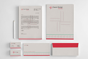 Classic Design Stationery Template
