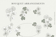 Clover Botanicals - Florals & Leaves, an Illustration by Momo Studio (Thumbnail 3 of 12)