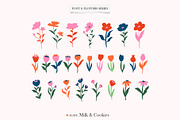Quirky Handwritten Font Cute Flowers, a Handwritten Font by Kaya Fonts (Thumbnail 12 of 32)