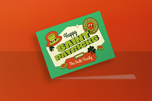 Retro Saint Patrick's Greeting Card