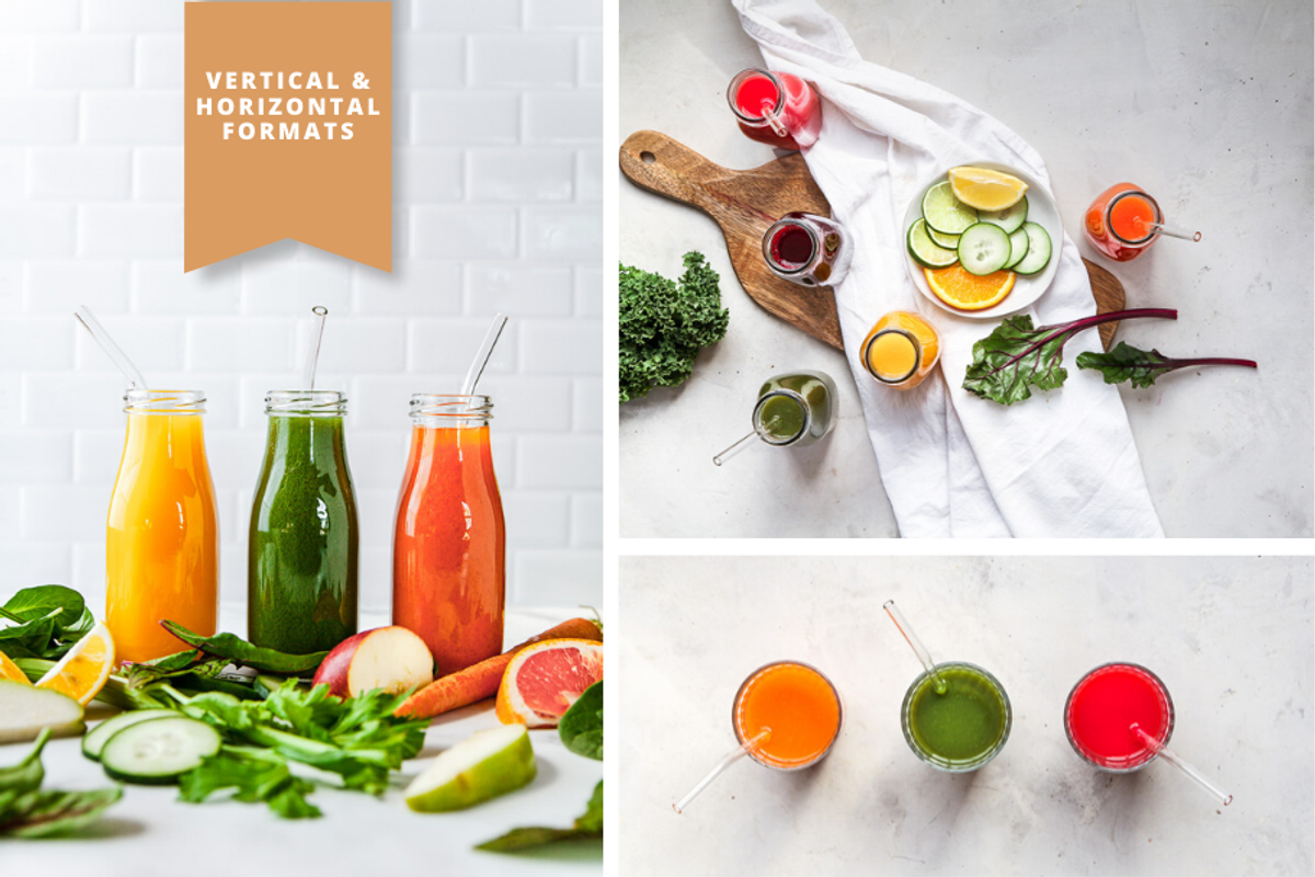 JUICE & SMOOTHIE stock image bundle, a Health & Medical Photo by Brand Spanking You (Photo 3 of 7)