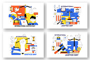 10 International Justice Day, a Person Illustration by denayunebgt (Thumbnail 3 of 4)