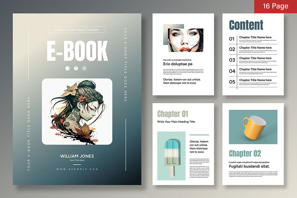 E-Book Templates Bundle preview 2