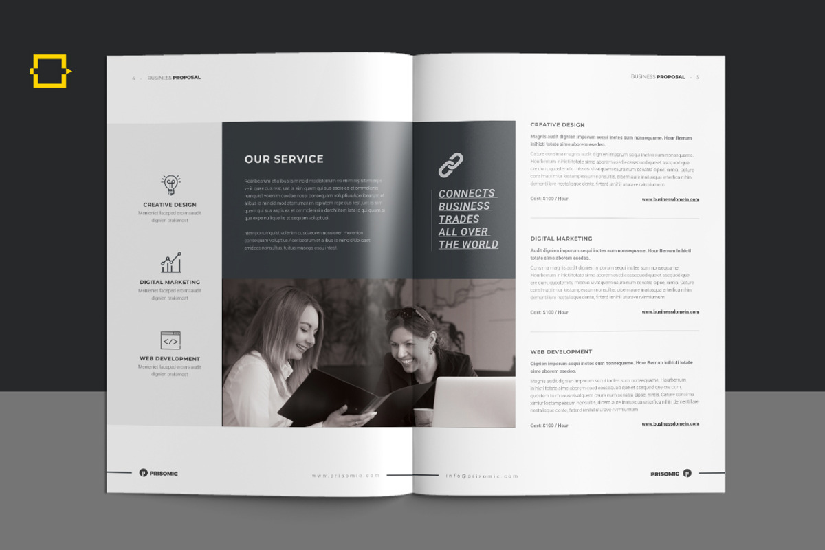 Business Proposal, a Brochure Template by DesignJanala (Photo 3 of 9)