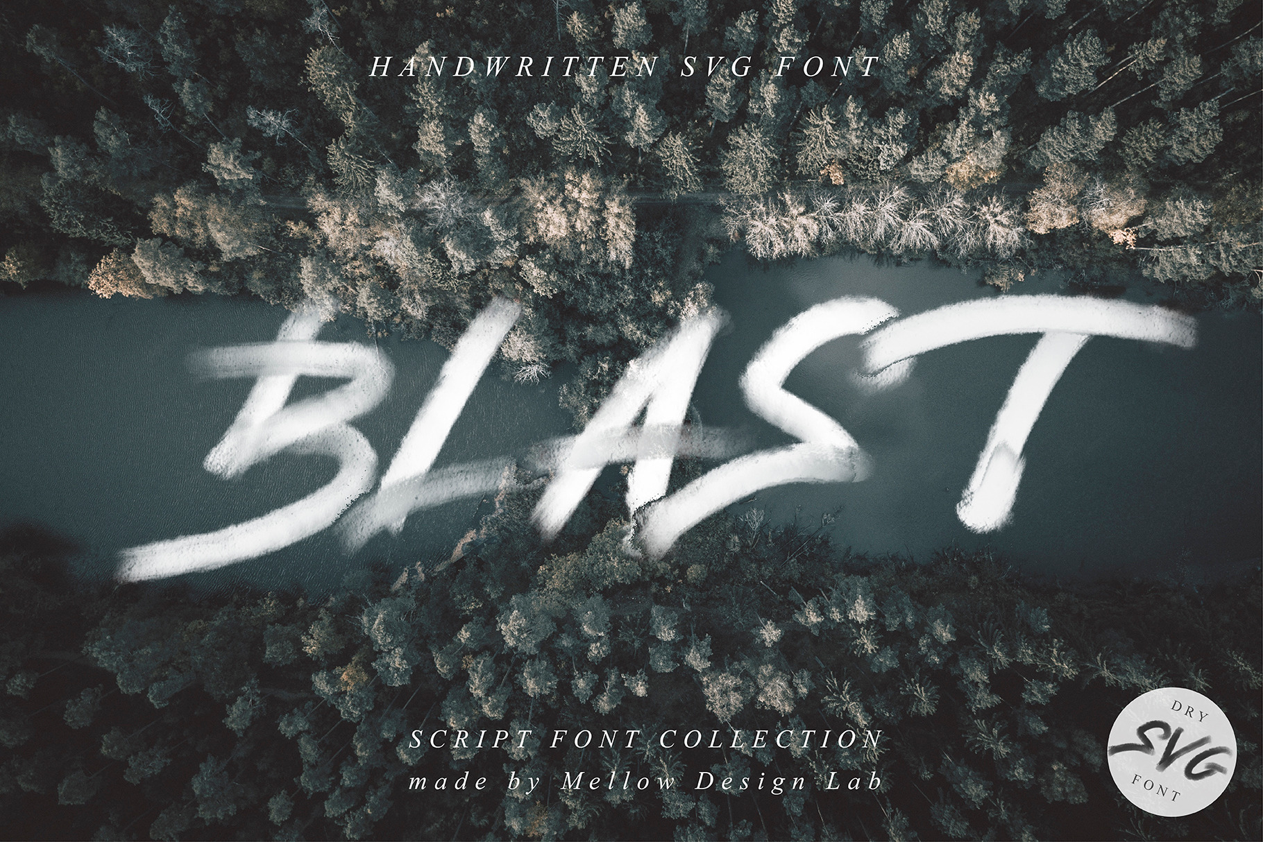 Blast SVG Font, a Script Font by Creamy Script