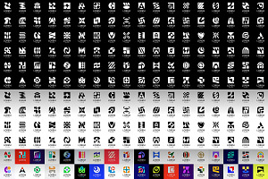 Abstract logos collection, a Graphic by NataliiaVolyk