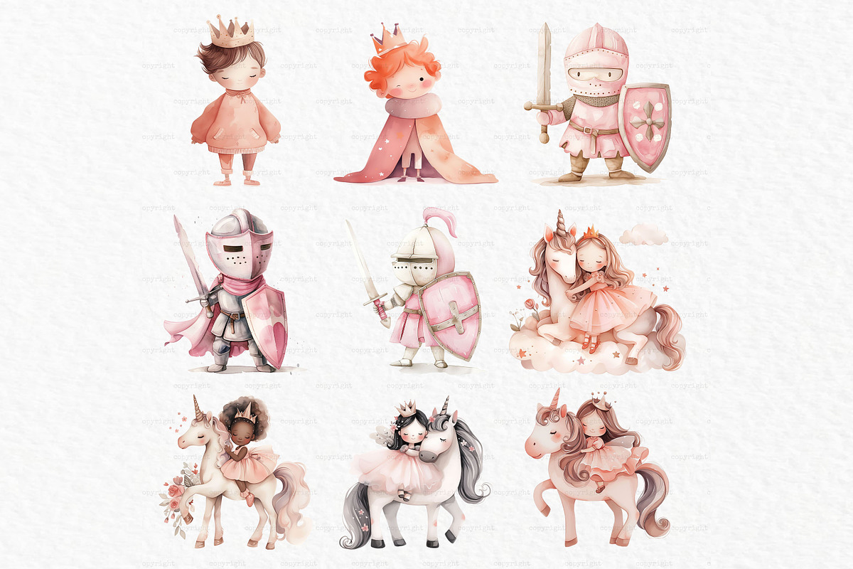 Pink baby princess clipart, a Person Illustration by MyLittleMeow (Photo 6 of 8)