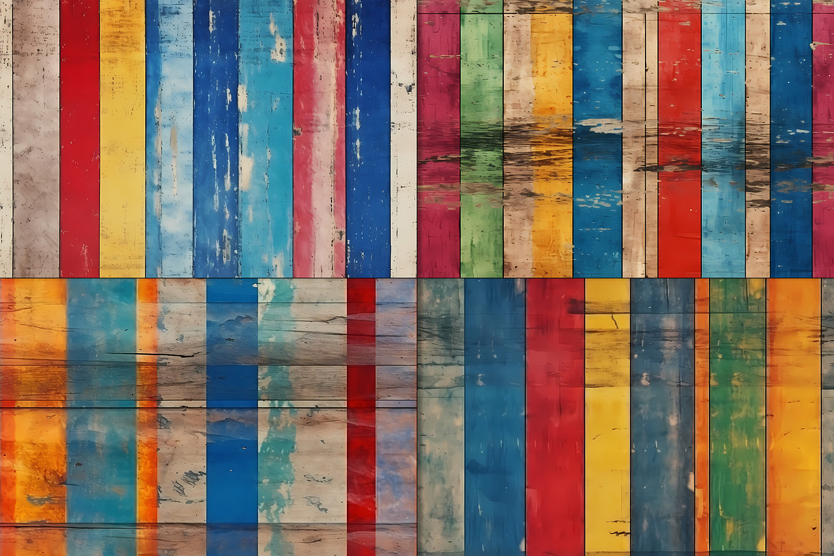 20 Seamless Grunge Stripes Patterns, a Pattern Graphic by Nordic Design (Photo 8 of 9)