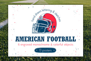 American Football Illustrations