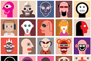 People Portraits vector flat style, a Person Illustration by danjazzia (Thumbnail 2 of 2)