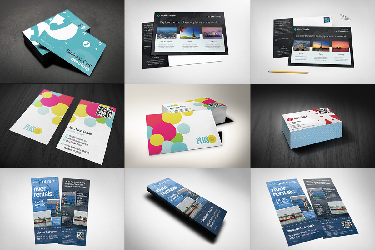 All My Mockups Mega Bundle, a Print Template by Rafael Oliveira (Photo 4 of 5)