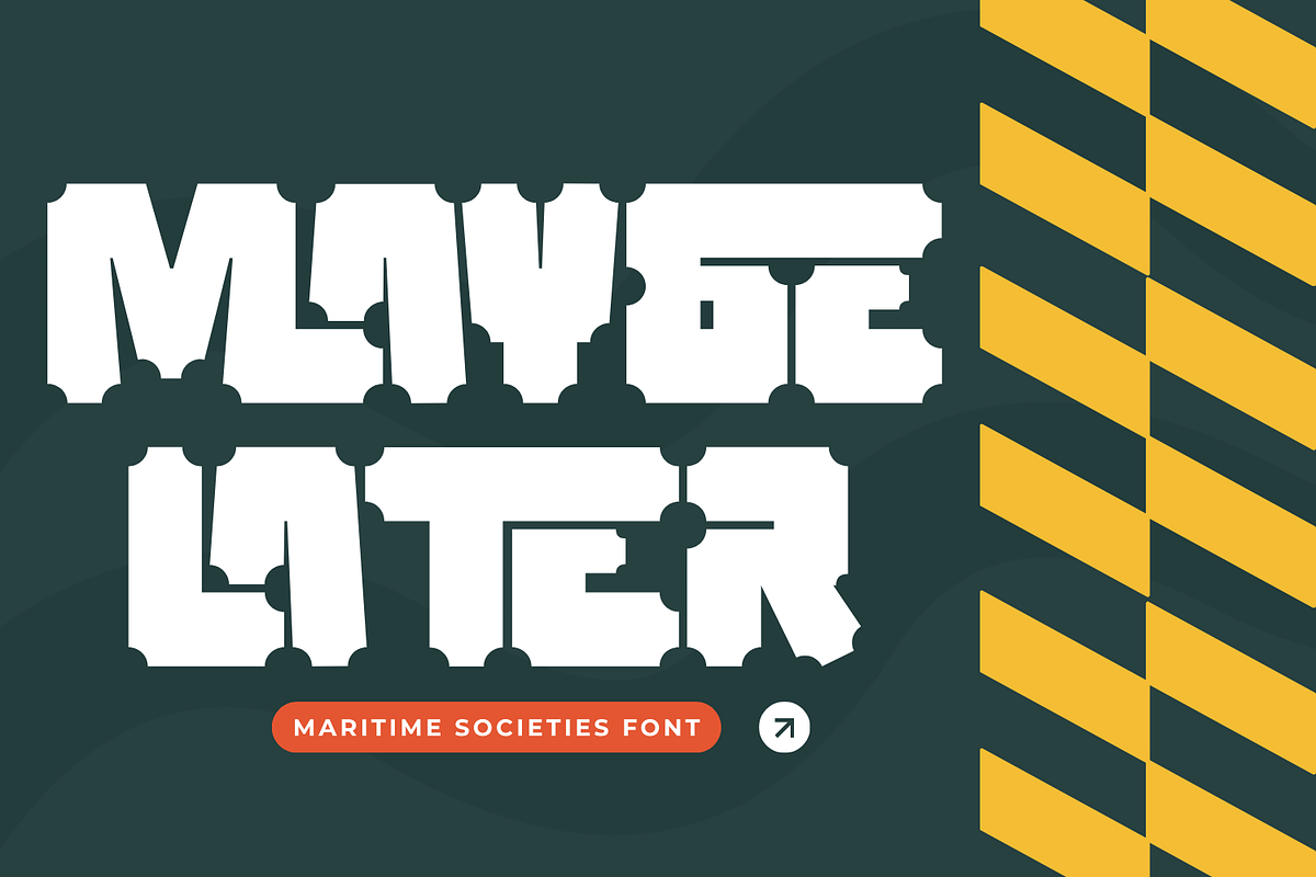 Maritime Societies Font, a Sans Serif Font by 177Studio (Photo 5 of 8)