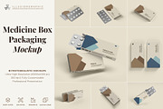Medicine Box Packaging Mockup, a Packaging Mockup by Illusiongraphic (Thumbnail 1 of 22)