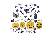 Halloween, a Decorative Illustration by Watercolor life (Thumbnail 3 of 6)