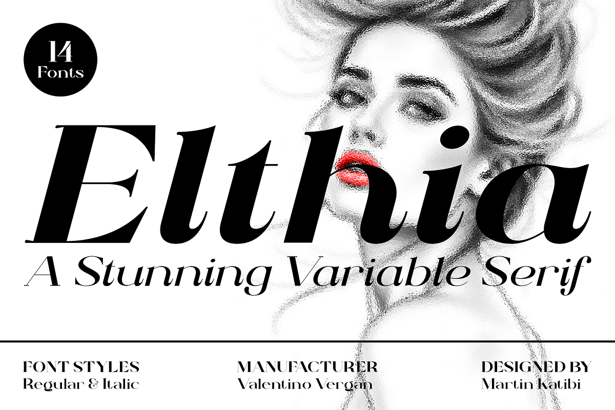 Elthia - Variable Serif, a Serif Font by Valentino Vergan (Photo 1 of 14)