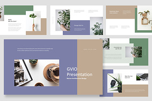 Gvio : Botanical Bliss Google Slides, a Presentation Template by Punkl Camp