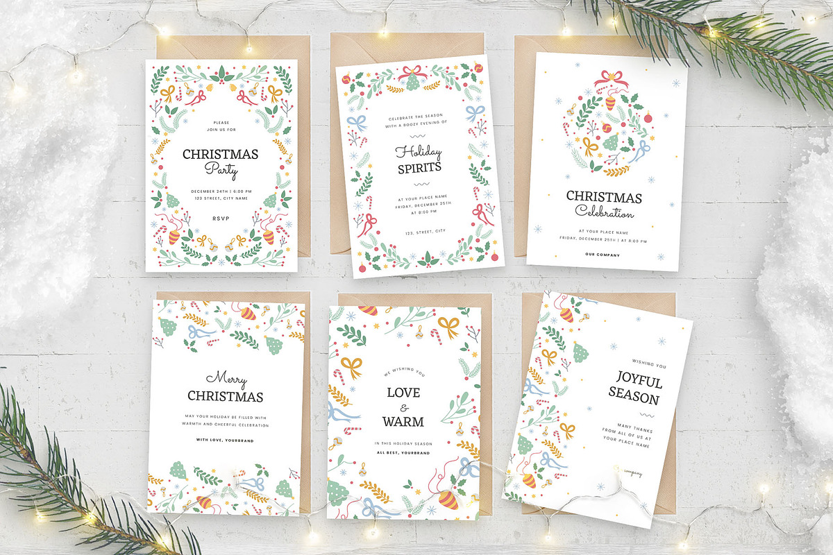 Ornate Christmas Greetings Flyers, a Flyer Template by BrandPacks (Photo 1 of 6)