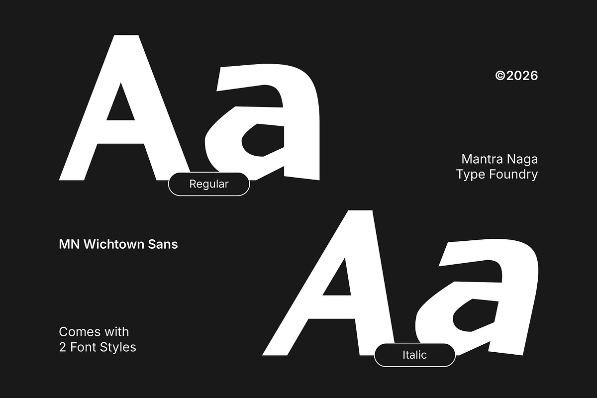 MN Wichtown Sans - Modern Sans Serif, a Sans Serif Font by Mantra Naga (Photo 9 of 15)