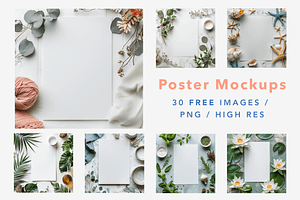 Poster Mockup Set, an Arts & Entertainment Photo by Picturesque Stories