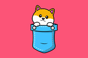 Cute Shiba Inu Dog Pack Cartoon, an Animal Illustration by Artstorystudio (Thumbnail 4 of 5)