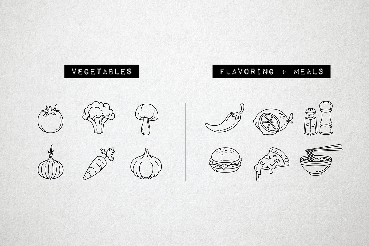 Drink and Food Icons Pack, an Outline Icon by Hatch Design Workshop (Photo 6 of 12)