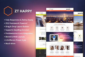 ZT Happy Responsive Joomla Theme