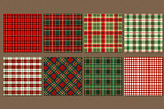 Christmas plaid digital paper, a Pattern Graphic by Paper Farms (Thumbnail 2 of 3)