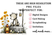 Cute Woodland Animals Clipart, a Seasonal Illustration by OK Design (Thumbnail 6 of 6)