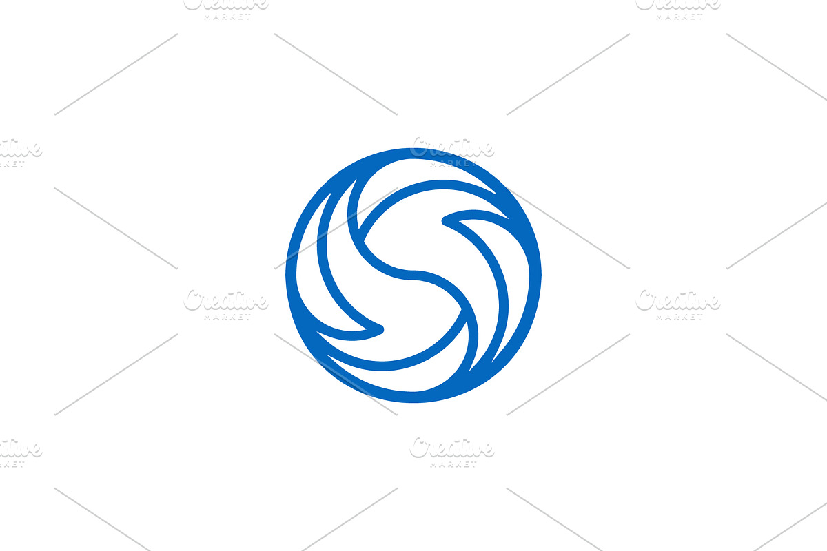 Swirling S and F letter vortex logo, a Branding & Logo Template by Rasagama Studio