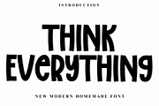 Think everything, a Serif Font by InermediaSTUDIO (Thumbnail 1 of 8)