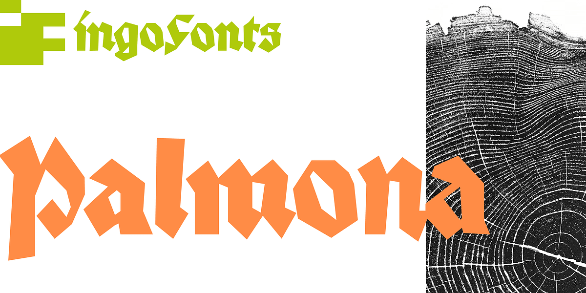 Palmona, a Blackletter Font by ingoFonts (Photo 1 of 10)