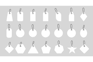 Set of sale shopping labels, an Object Illustration by Vector Creator