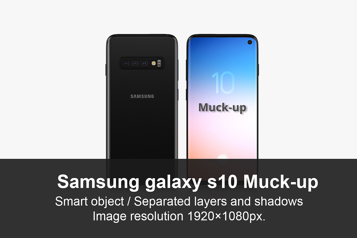 Samsung galaxy s10 Muck-up, an iPad Mockup by Proshanta Sarker (Photo 2 of 10)