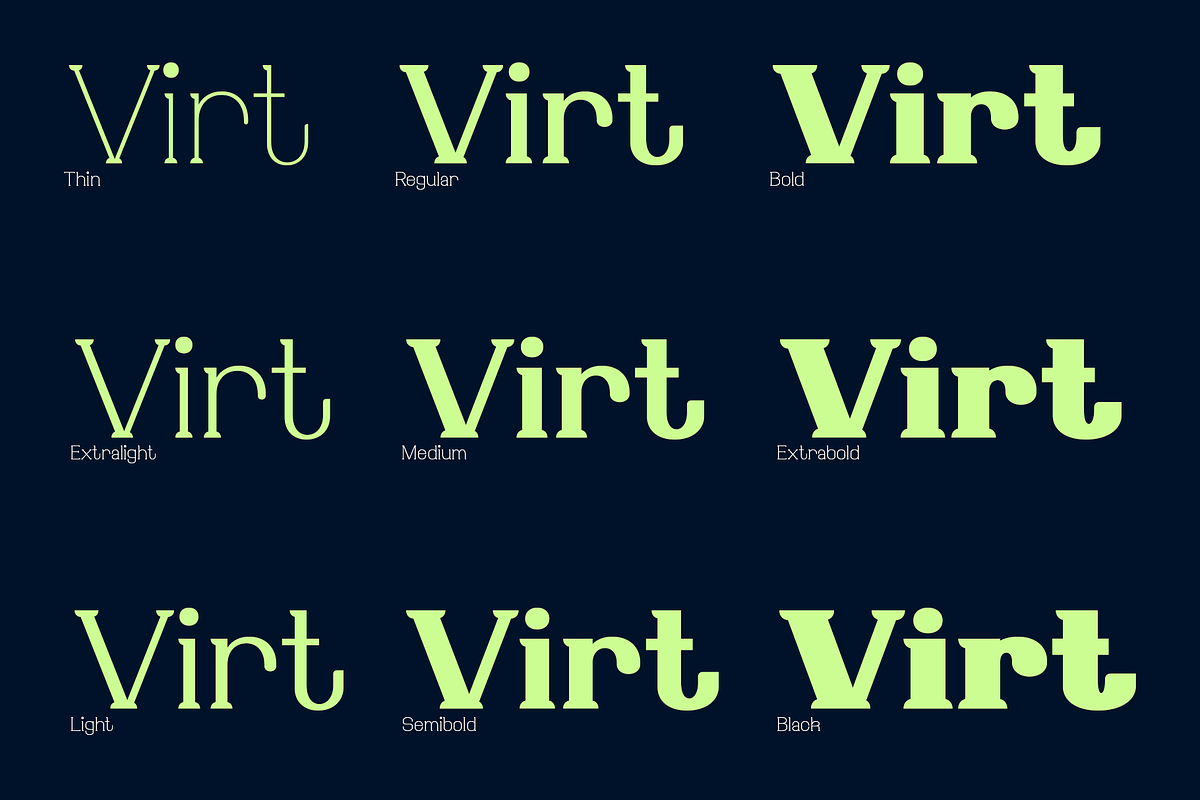 Virtue Serif Family, a Serif Font by Jehoo Creative (Photo 4 of 10)