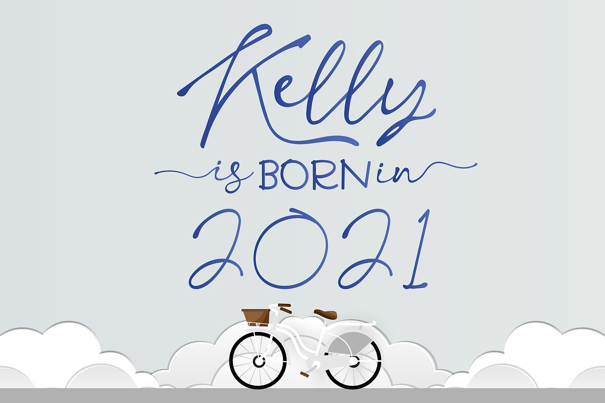 Kelly Signature Font, a Script Font by Nobu Collections (Photo 3 of 11)