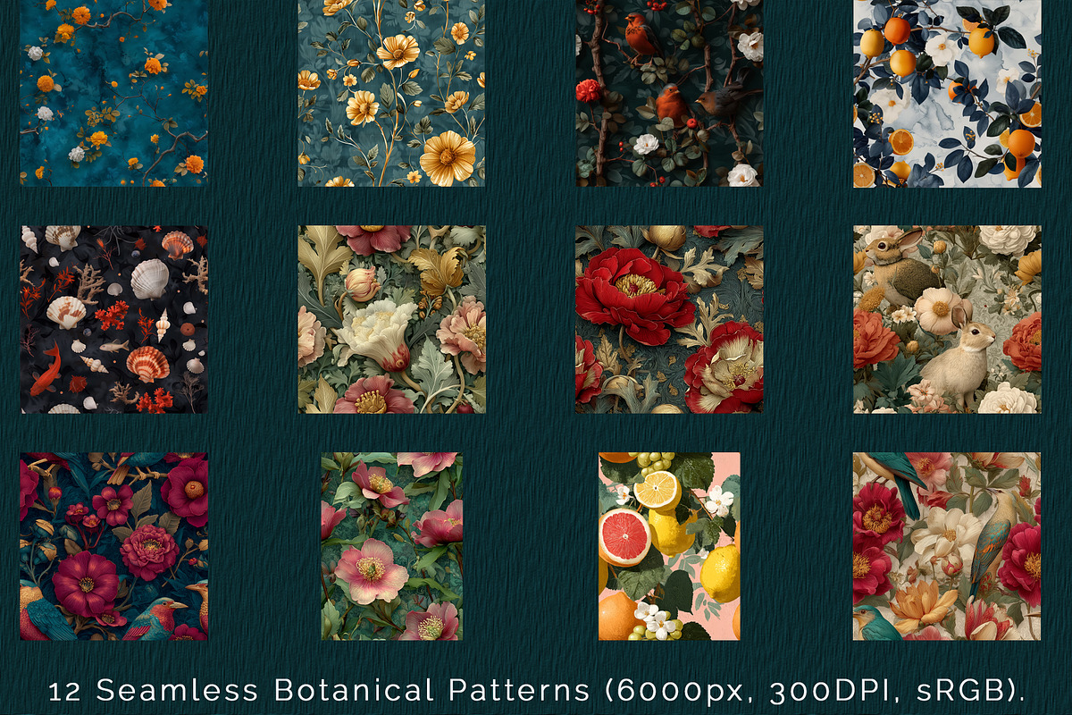 Botanical Heritage – Premium Vintage, a Decorative Illustration by Vika_Softlife (Photo 3 of 14)